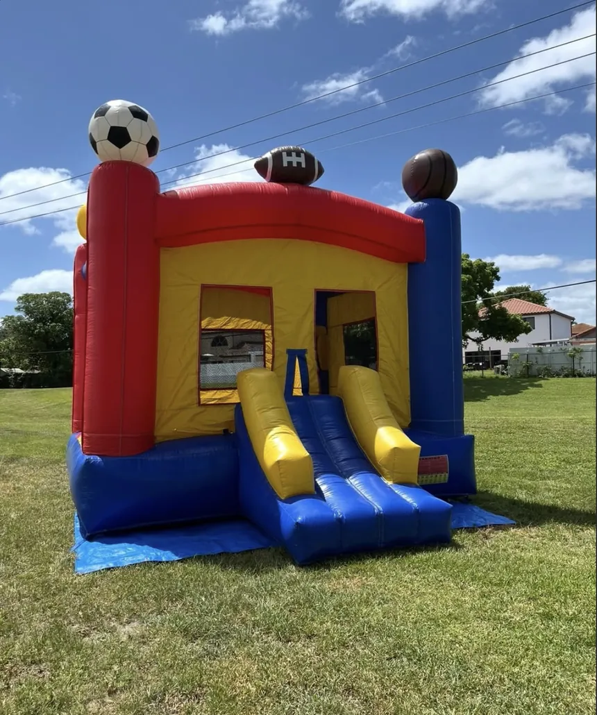 The Sports Arena set up on a lawn